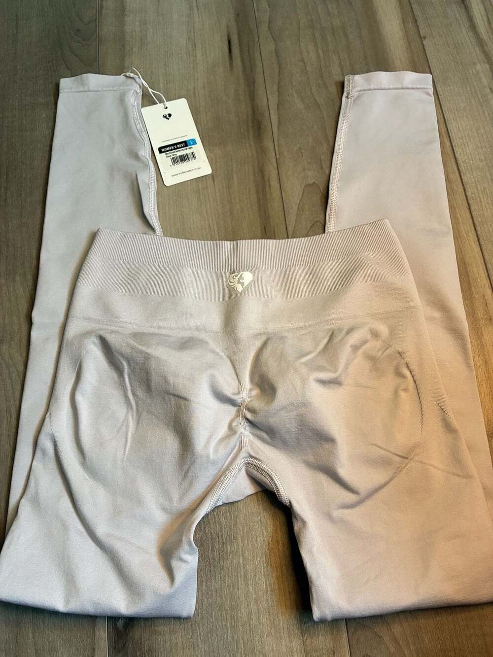 Women's Best Scrunch Seamless Long Length Leggings in Steel Grey Size Small